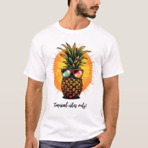 En skarp ananas i solglasögon