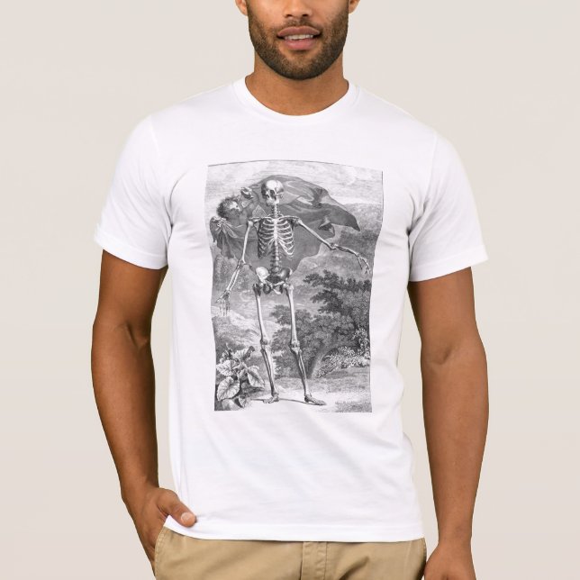 En Skeletal Revealation Tee Shirt (Framsida)