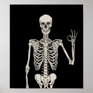 En Skeletons gestur. Poster
