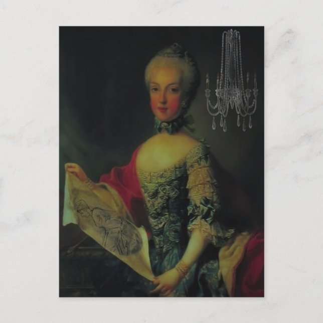 En skiss av hennes öde ~ vykort / inbjudningar (Framsida)