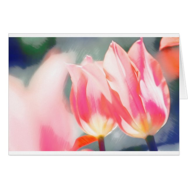 En skissa av TulipaDuo Hälsningskort (Framsidan Horizontal)