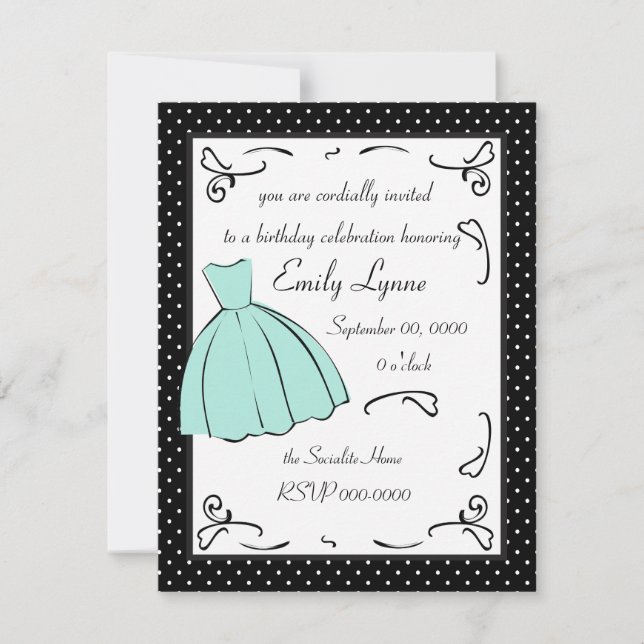 En skissad adress inbjudningar (Framsida)