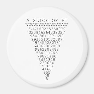 En skiva av Pi numrerar Magnet