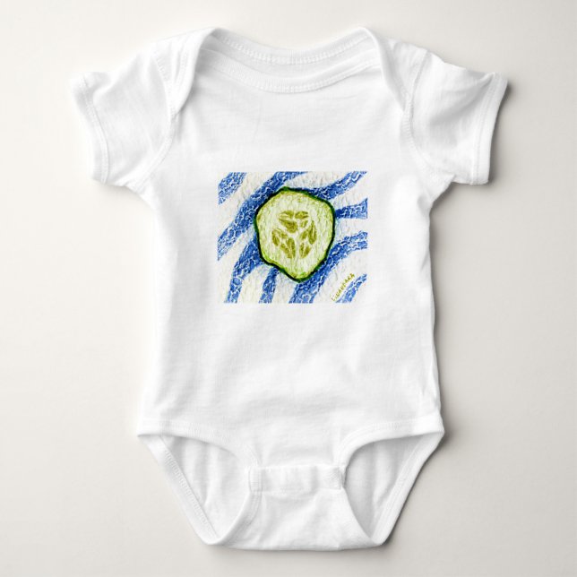 En skiva sommar t-shirt (Framsida)