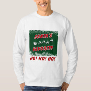 En skjorta för jullångärmad T med citationsteck T-shirt