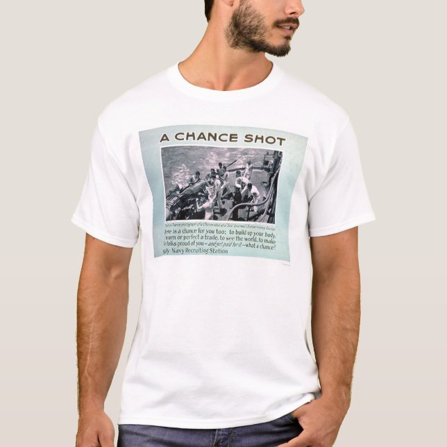 En skjuten riskera (US02308) Tee Shirt (Framsida)