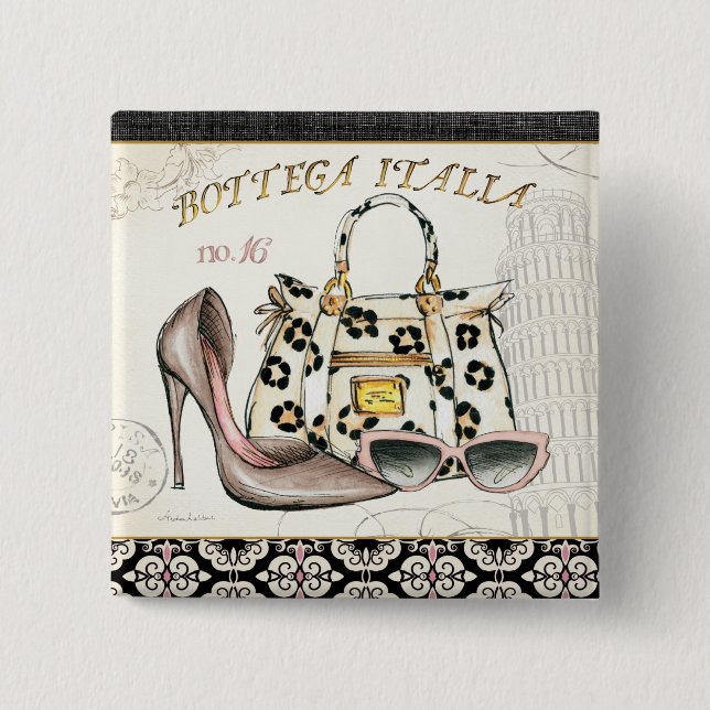 En sko, en hänga lös och en para av knapp (Framsida)