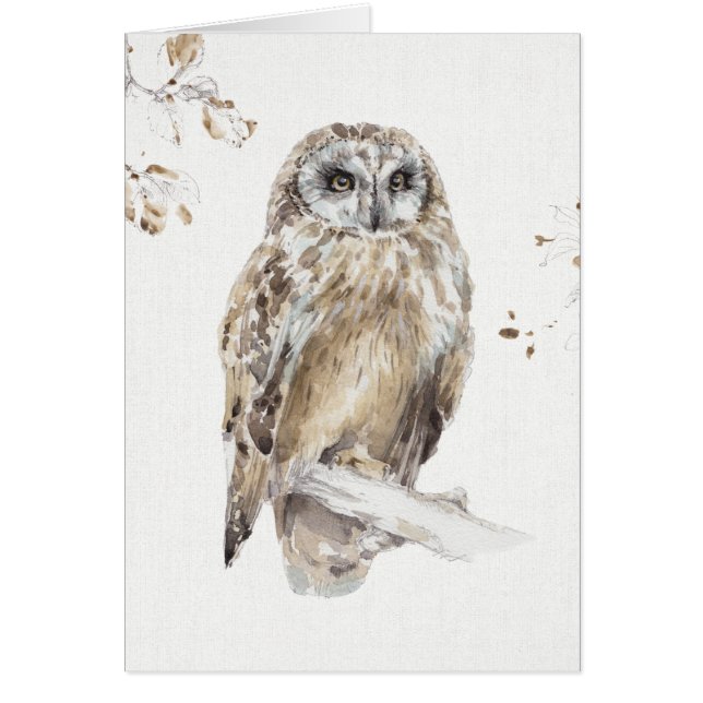 En skogsmark går VIII Hälsningskort (Framsidan)