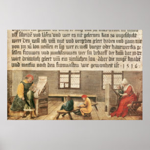 En skolalärare poster