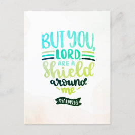 En sköld runt mig vykort