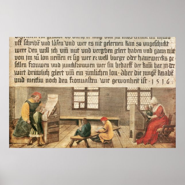 En skollärare poster (Framsidan)