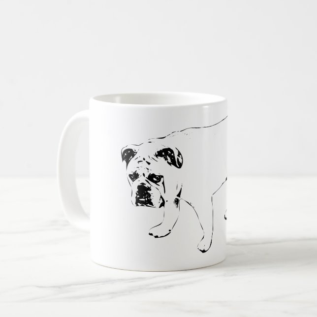 En skön start, Bulldog Art Mugg (Framsida vänster)