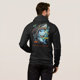 En skonsjäl i en vild mask Söt haj T Shirt