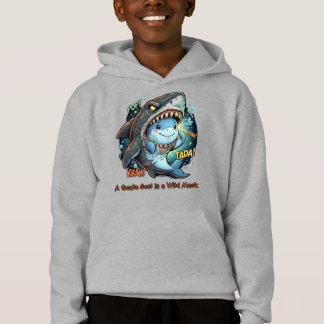En skonsjäl i en vild mask Söt haj T Shirt