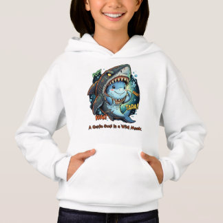 En skonsjäl i en vild mask Söt haj T Shirt