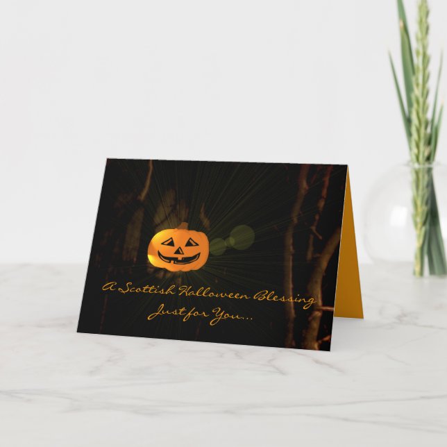 En skotsk Halloween-segen - Kort (Framsida)