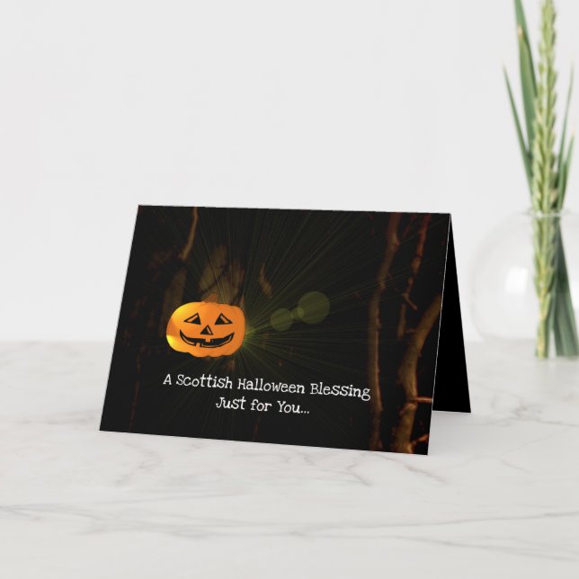 En skotsk Halloween-segen - Kort (Framsida)