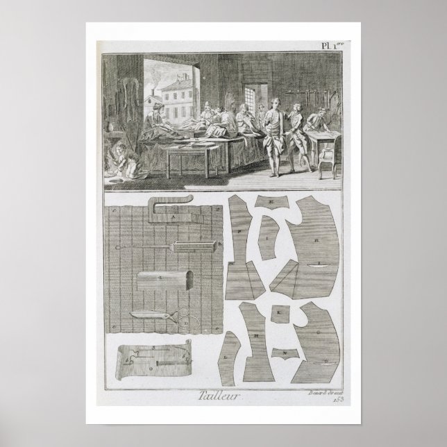 En skräddarsydd workshop och mönster från Encycl Poster (Framsidan)