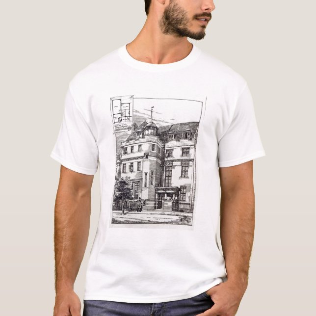 En skulptörstudio, 1892 tee shirt (Framsida)