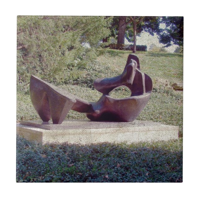 En skulptur i Kansas City Kakelplatta (Framsidan)