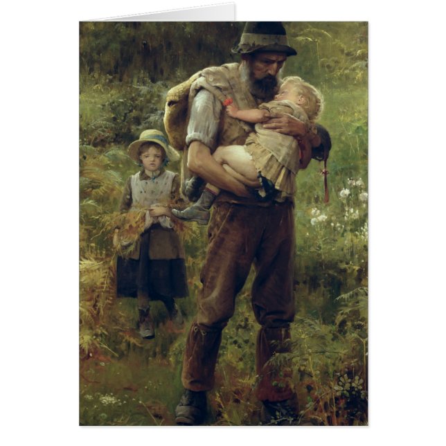 En skurkrollbörda hälsningskort (Framsidan)