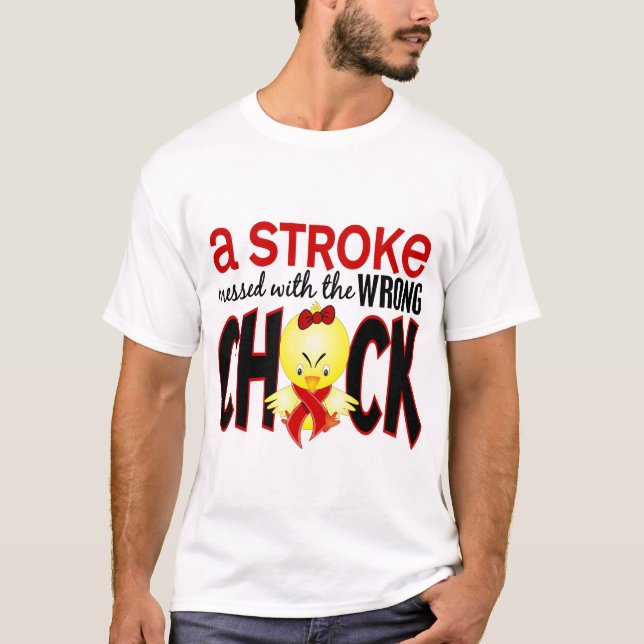 En slå röra med den fla chicken tee (Framsida)