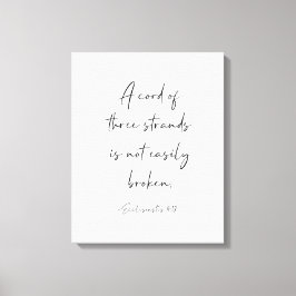 En sladd med tre strängar, Ecclesiastes 4:12 Canvastryck
