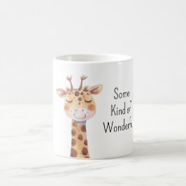 En slags underbar giraff kaffemugg