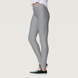 En slät ljusgrå tygstruktur leggings