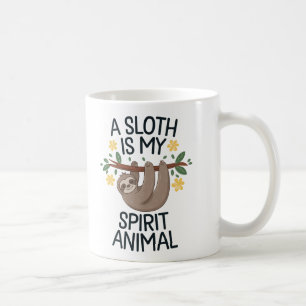 "En Sloth är mitt andliga djur Kaffemugg