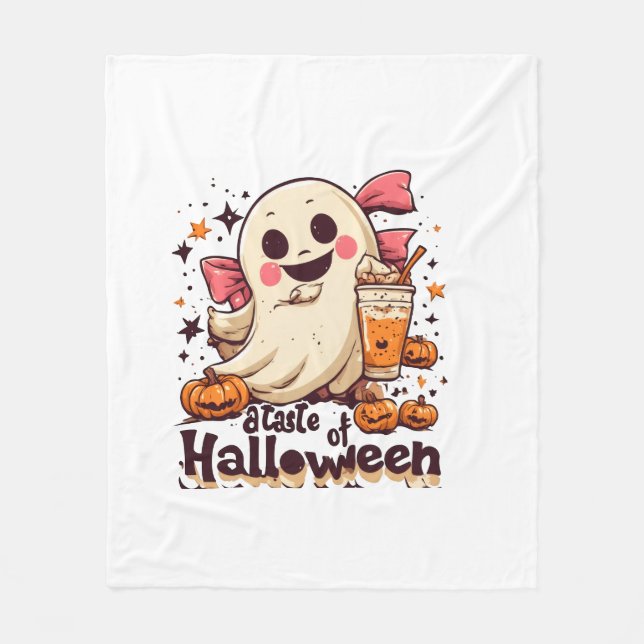 En smak av Halloween  Fleecefilt (Framsidan)