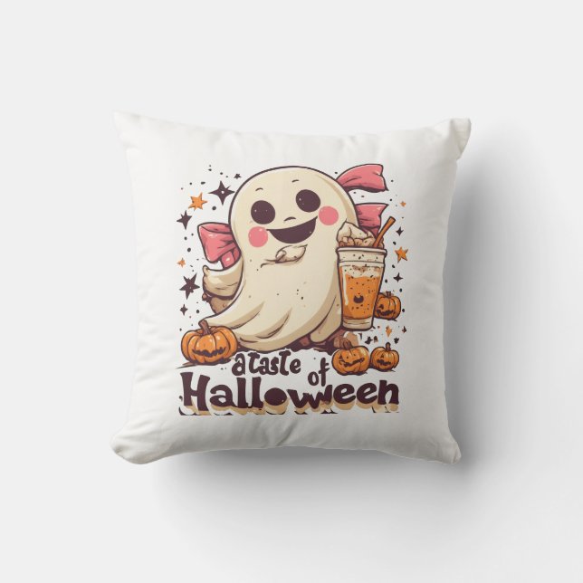 En smak av Halloween  Kudde (Framsida)