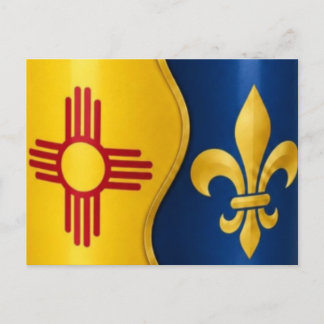 En smak av New Mexico & Louisiana Vykort