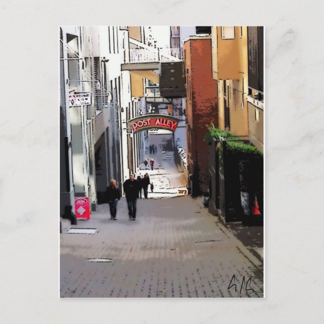 "En smak av Seattle" Vykort (Framsida)