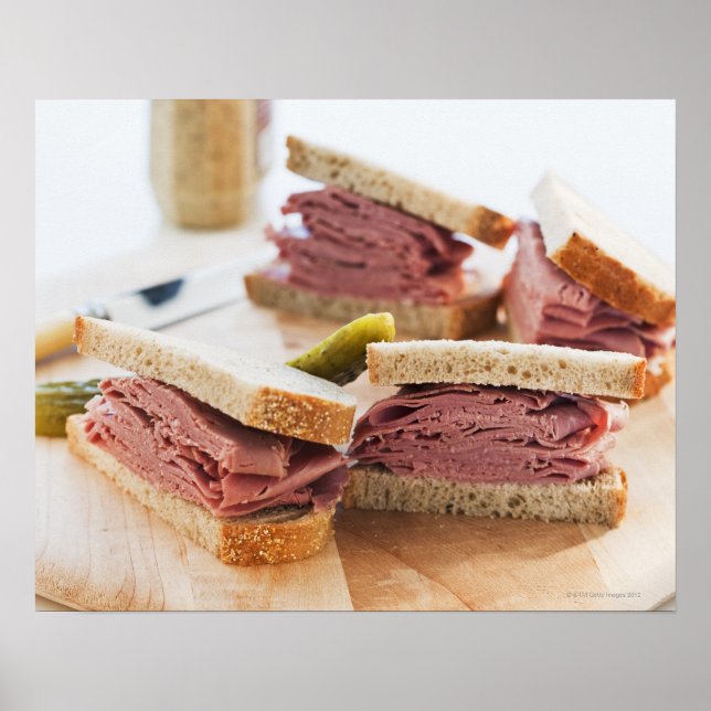 En smakrik smörgås poster (Framsidan)