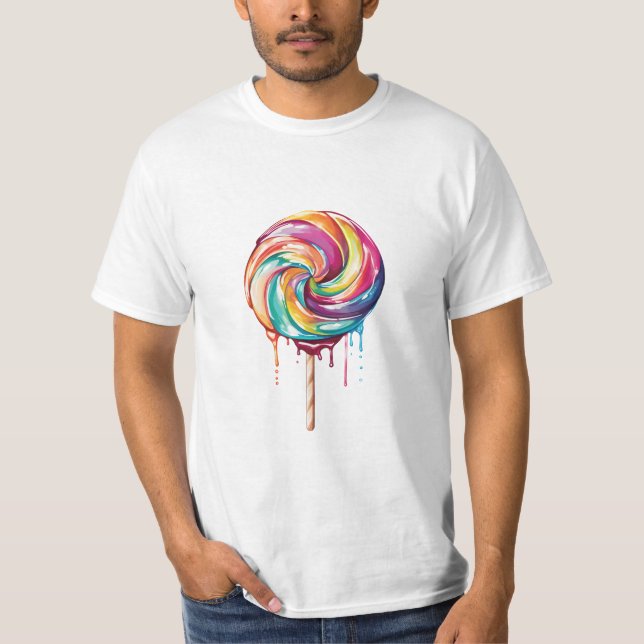 en smälter vricklollipop t shirt (Framsida)