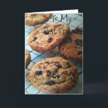 EN SMART COOKIE *BEST FRIEND*-BIRTHDAY KORT<br><div class="desc">Jag tänkor detta cookie-kort är ROLIGT och så ADORABLE of a way to your GRATTIS PÅ FÖDELSEDAGEN **BFF ELLER FRIEND***,  och om hon är bagare = ännu bättre:)</div>