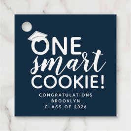 En smart cookie Blue Studenten Gåvor Etiketter