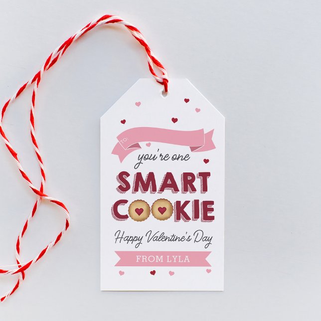 En Smart Cookie Classroom Valentines day Presentetikett (Skapare uppladdad)