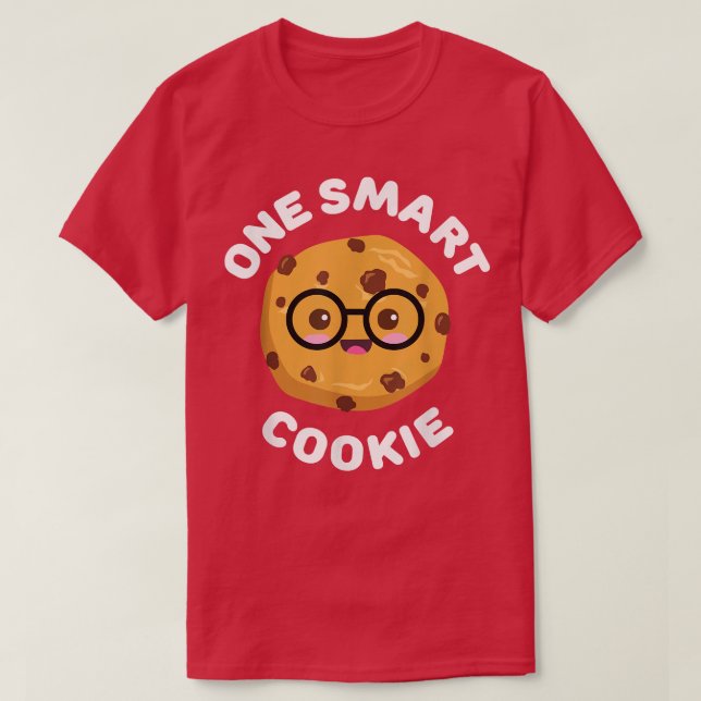 En Smart Cookie Cute Funny Kawaii Chocolate Chip T Shirt (Design framsida)