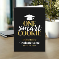 En smart cookie - Modern Black Guld Studenten