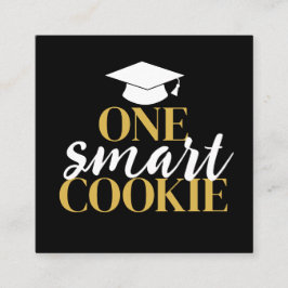 En smart cookie - Modern QR-kod för Studenten-gåva Tilläggskort