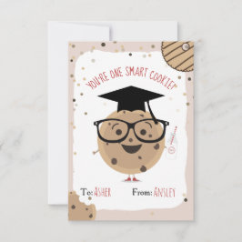 En Smart Cookie och Mjölk Kids Classroom Valentine