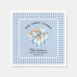 En smart Cookie-pojkes första födelsedag  Pappersservett