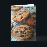 EN SMART COOKIE SISTER-BIRTHDAG KORT<br><div class="desc">Jag tänkor det här kokkortet är ROLIGT och så ADORABEL att säga GRATTIS PÅ FÖDELSEDAGEN till din SYRRAN,  och om hon är bagare = ännu bättre:)</div>