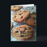 EN SMART COOKIE SISTER-BIRTHDAG KORT<br><div class="desc">Jag tänkor det här kokkortet är ROLIGT och så ADORABEL att säga GRATTIS PÅ FÖDELSEDAGEN till din SYRRAN,  och om hon är bagare = ännu bättre:)</div>