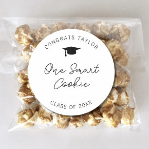 En smart cookie-Studentfest 2025 Runt Klistermärke