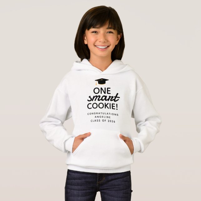 En smart cookie-Studentfest Firande T Shirt (Hel framsida)