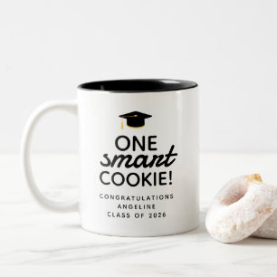 En smart cookie-Studentfest Firande Två-Tonad Mugg