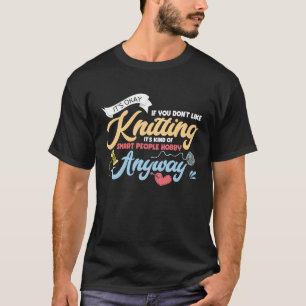 En Smart People Hobby Knitting Knitter Crocheting T Shirt